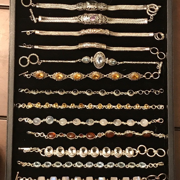 NEW Bali Sterling Silver and Amethyst bracelet - Picture 4 of 5